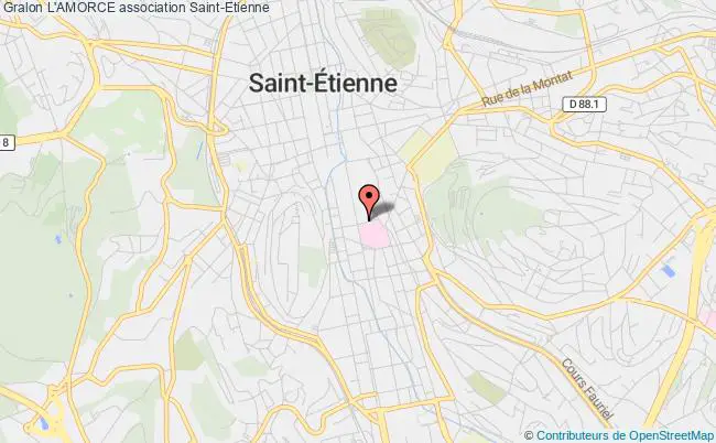 plan association L'amorce Saint-Étienne