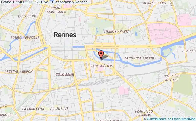 plan association L'amulette Rennaise Rennes