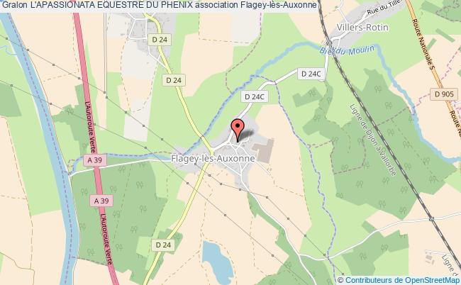 plan association L'apassionata Equestre Du Phenix Flagey-lès-Auxonne