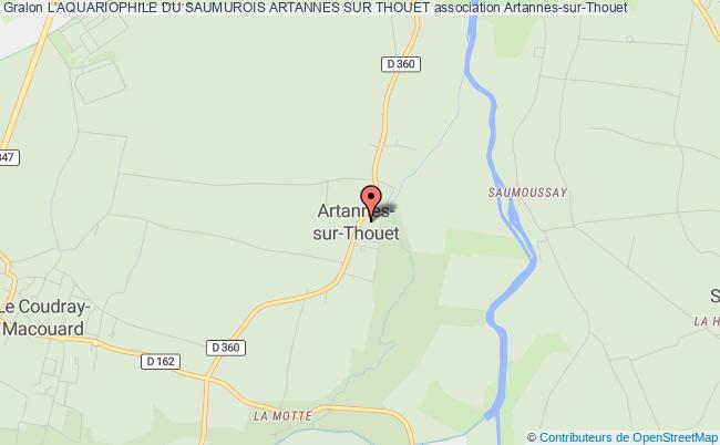 plan association L'aquariophile Du Saumurois Artannes Sur Thouet Artannes-sur-Thouet
