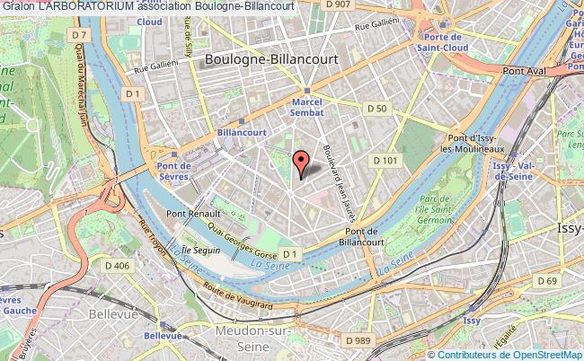 plan association L'arboratorium Boulogne-Billancourt