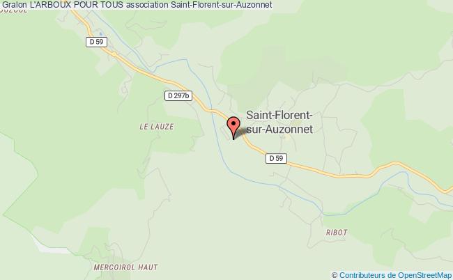 plan association L'arboux Pour Tous Saint-Florent-sur-Auzonnet