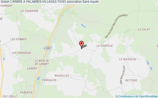 plan association L'arbre À Palabres-villages Togo Saint-Aquilin