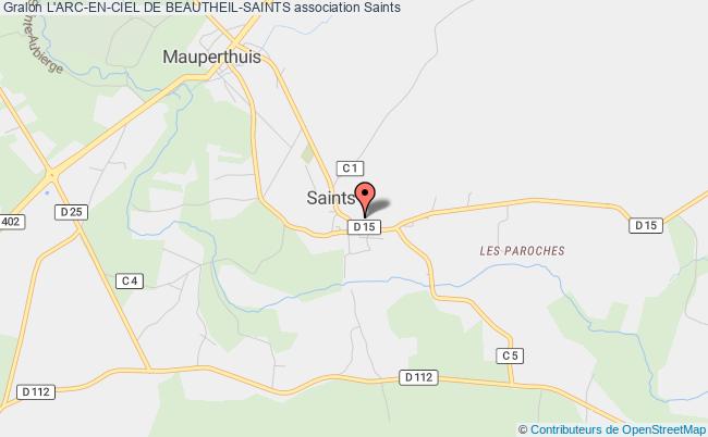 plan association L'arc-en-ciel De Beautheil-saints Saints