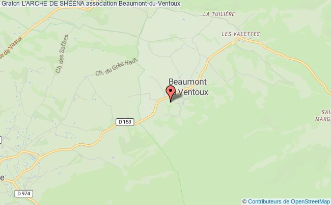 plan association L'arche De Sheena Beaumont-du-Ventoux