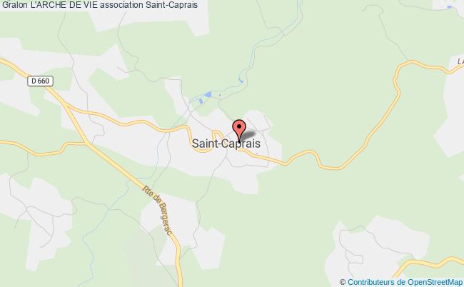 plan association L'arche De Vie Saint-Caprais