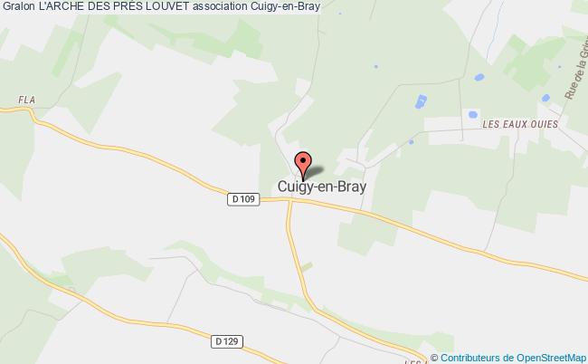 plan association L'arche Des PrÉs Louvet Cuigy-en-Bray