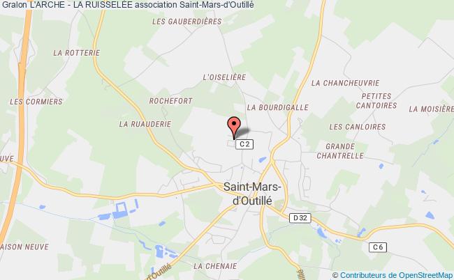 plan association L'arche - La RuisselÉe Saint-Mars-d'Outillé
