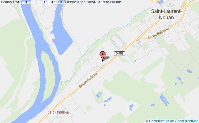 plan association L'archeologie Pour Tous Saint-Laurent-Nouan