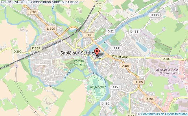 plan association L'ardelier Sablé-sur-Sarthe