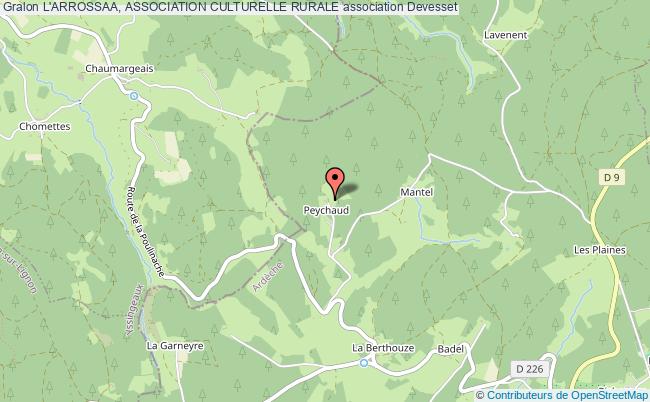 L'ARROSSAA, ASSOCIATION CULTURELLE RURALE