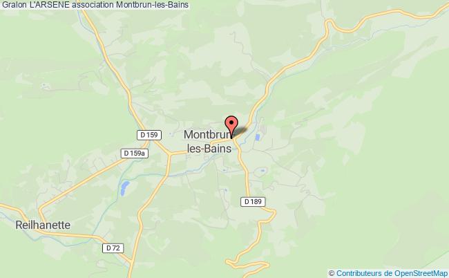 plan association L'arsene Montbrun-les-Bains