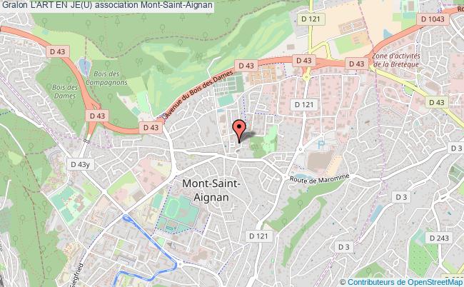 plan association L'art En Je(u) Mont-Saint-Aignan