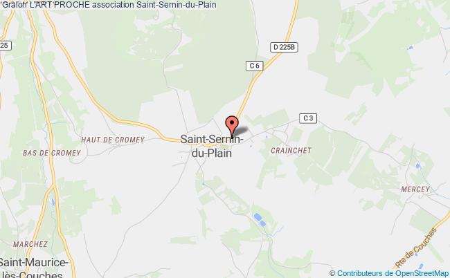 plan association L'art Proche Saint-Sernin-du-Plain