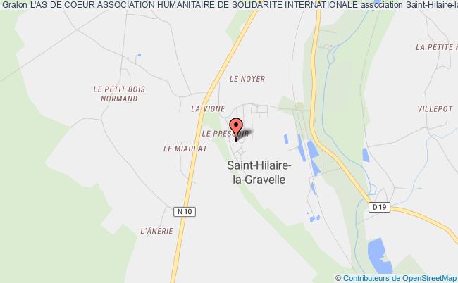 plan association L'as De Coeur Association Humanitaire De Solidarite Internationale Saint-Hilaire-la-Gravelle