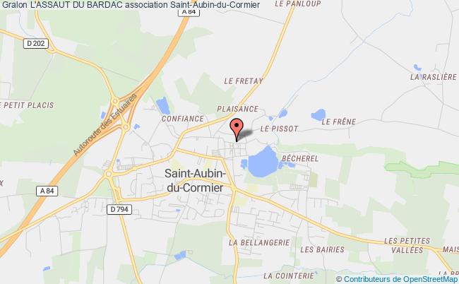 plan association L'assaut Du Bardac Saint-Aubin-du-Cormier