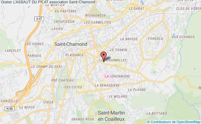 plan association L'assaut Du Pilat Saint-Chamond