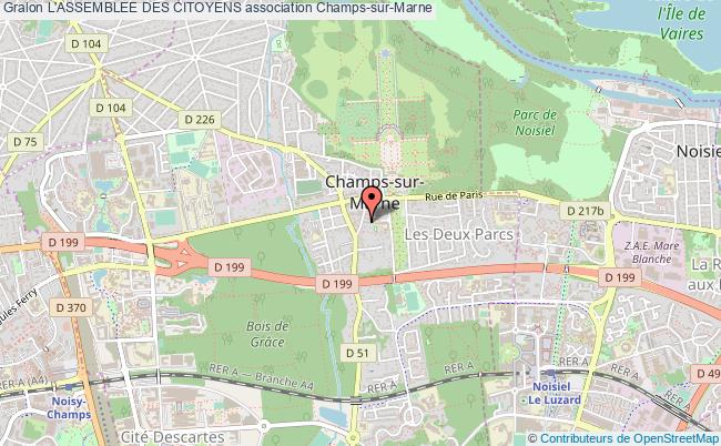 plan association L'assemblee Des Citoyens Champs-sur-Marne