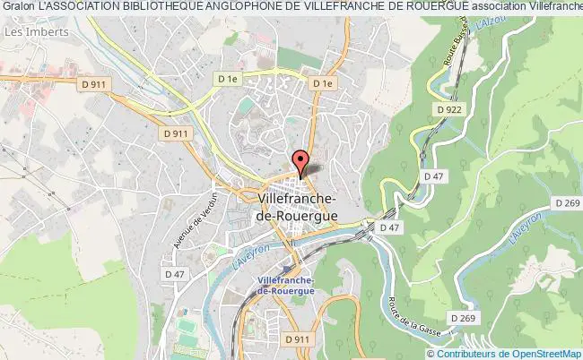 plan association L'association Bibliotheque Anglophone De Villefranche De Rouergue Villefranche-de-Rouergue