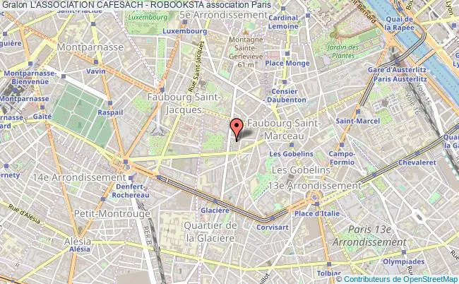 plan association L'association Cafesach - Robooksta Paris