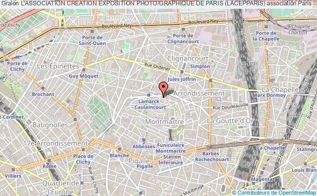 plan association L'association Creation Exposition Photo/graphique De Paris (lacepparis) Paris