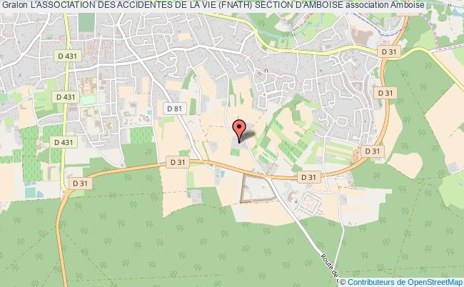 plan association L'association Des Accidentes De La Vie (fnath) Section D'amboise Amboise