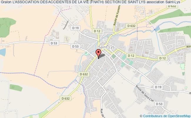 plan association L'association Des Accidentes De La Vie (fnath) Section De Saint Lys Saint-Lys