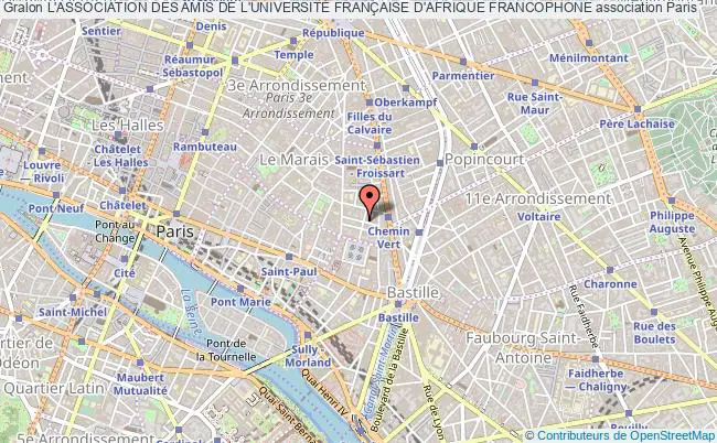 plan association L'association Des Amis De L'universitÉ FranÇaise D'afrique Francophone Paris