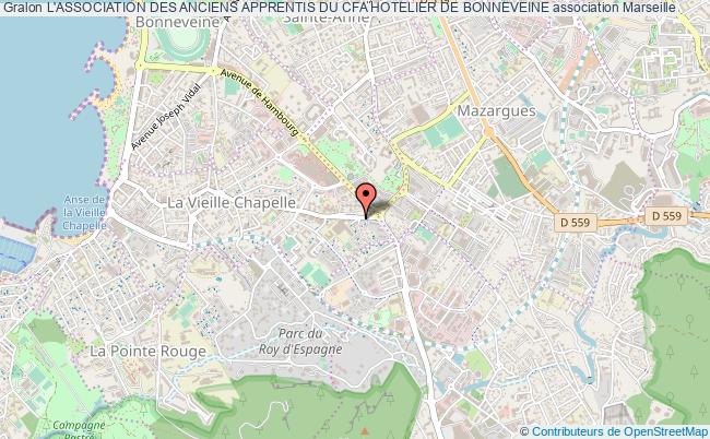 plan association L'association Des Anciens Apprentis Du Cfa Hotelier De Bonneveine Marseille