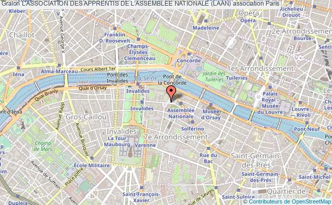 plan association L'association Des Apprentis De L'assemblee Nationale (laan) Paris