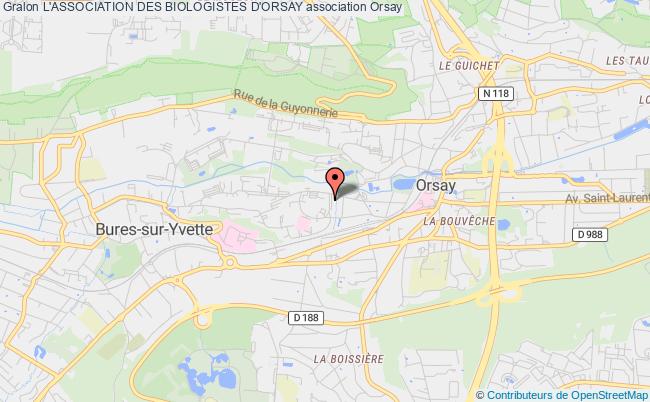 plan association L'association Des Biologistes D'orsay Orsay