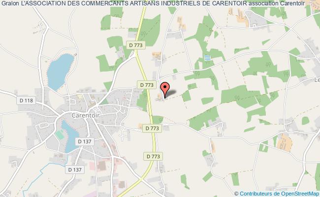 L'ASSOCIATION DES COMMERCANTS ARTISANS INDUSTRIELS DE CARENTOIR