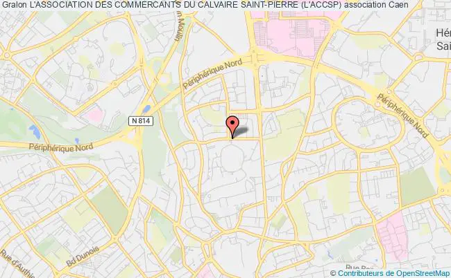 plan association L'association Des Commercants Du Calvaire Saint-pierre (l'accsp) Caen