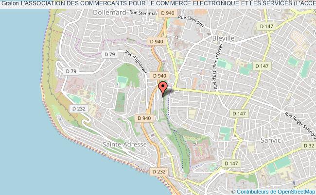 plan association L'association Des Commercants Pour Le Commerce Electronique Et Les Services (l'acces) Sainte-Adresse