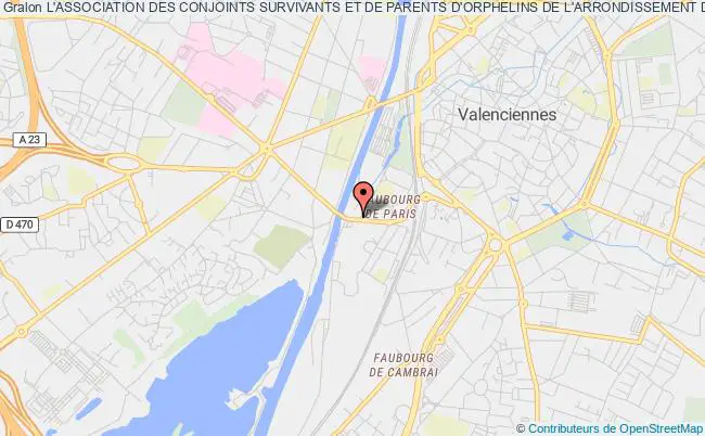 plan association L'association Des Conjoints Survivants Et De Parents D'orphelins De L'arrondissement De Valenciennes Valenciennes