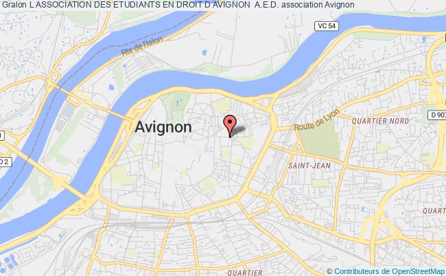 plan association L Association Des Etudiants En Droit D Avignon  A.e.d. Avignon