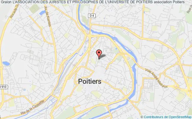 plan association L'association Des Juristes Et Philosophes De L'universitÉ De Poitiers Poitiers