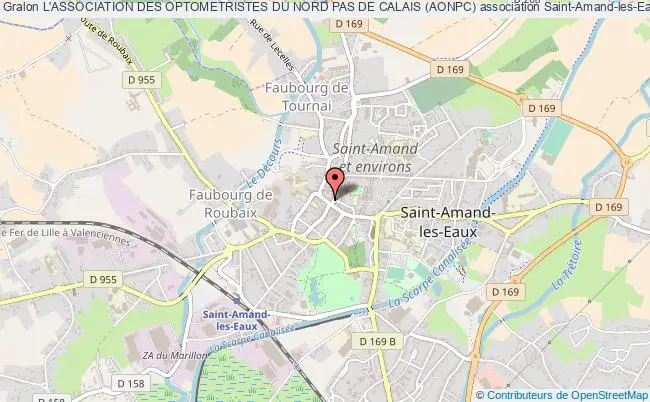 plan association L'association Des Optometristes Du Nord Pas De Calais (aonpc) Saint-Amand-les-Eaux
