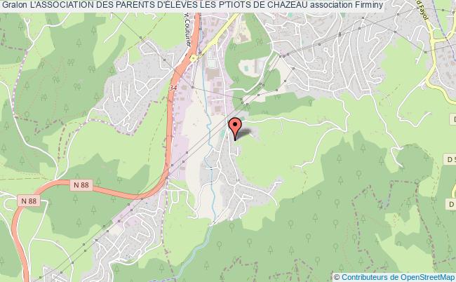 plan association L'association Des Parents D'ÉlÈves Les P'tiots De Chazeau Firminy