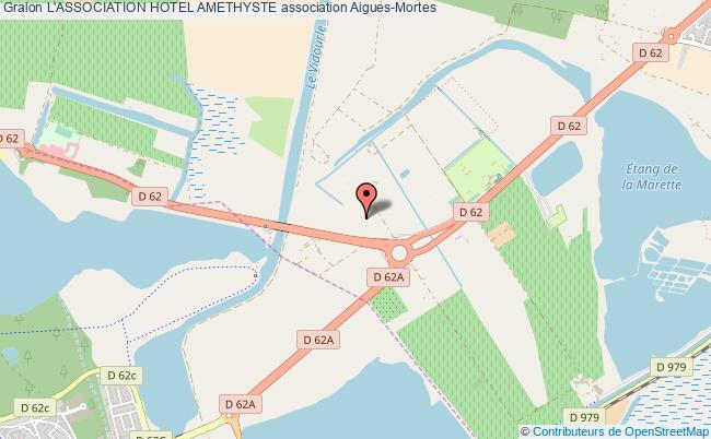 plan association L'association Hotel Amethyste Aigues-Mortes
