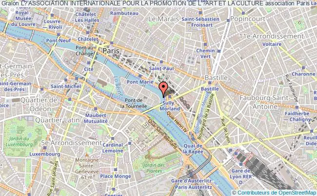 plan association L?'association Internationale Pour La Promotion De L'?art Et La Culture Paris
