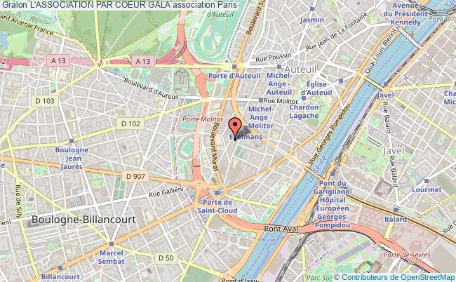plan association L'association Par Coeur Gala Paris