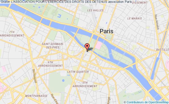 plan association L'association Pour L'exercice Des Droits Des Detenus PARIS