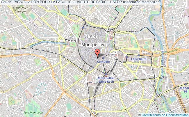 plan association L'association Pour La Faculte Ouverte De Paris - L'afop Montpellier