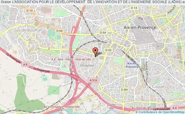 plan association L'association Pour Le DÉveloppement  De L'innovation Et De L'ingÉnierie Sociale (ladiis) Aix-en-Provence