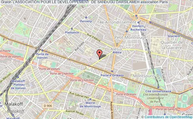plan association L'association Pour Le Developpement  De Sandugu Darsilameh Paris