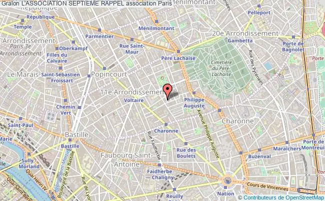 plan association L'association Septieme Rappel Paris