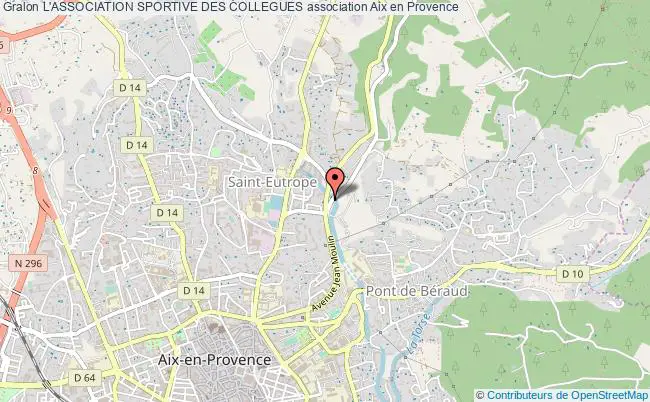 plan association L'association Sportive Des Collegues Aix-en-Provence