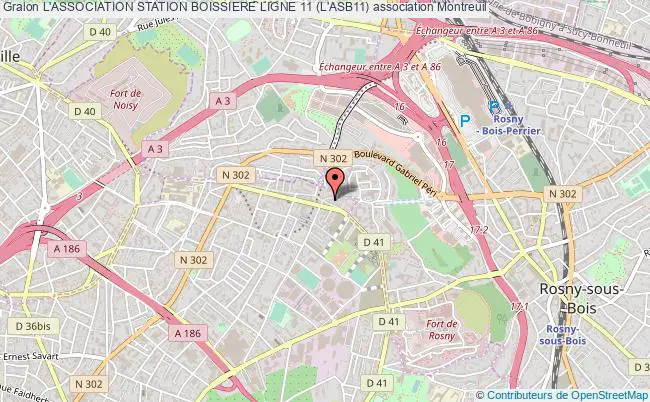 plan association L'association Station Boissiere Ligne 11 (l'asb11) Montreuil