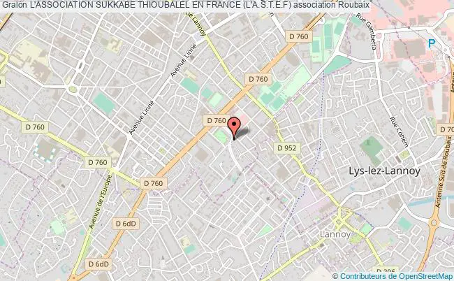 plan association L'association Sukkabe Thioubalel En France (l'a.s.t.e.f) Roubaix